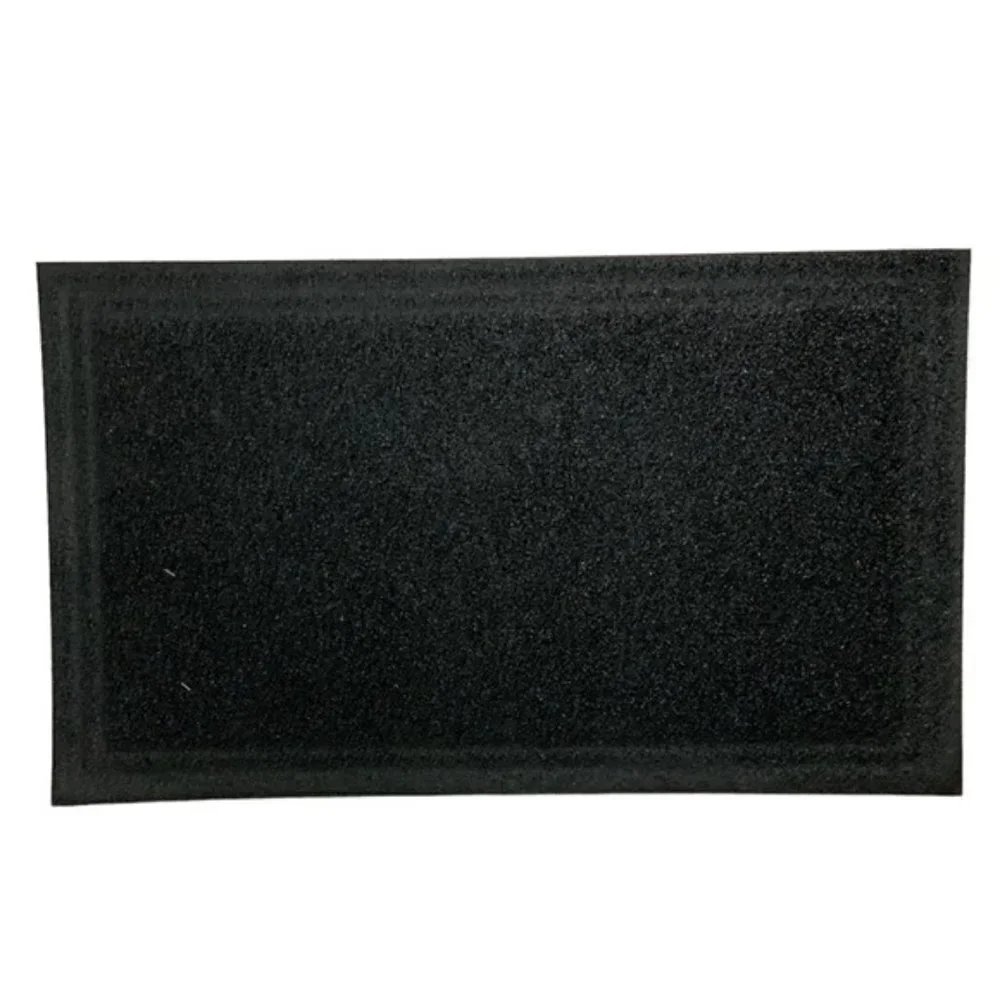 Doormat Christmas Poinsettia Heavy Duty Indoor/Outdoor Red Black 18 x 30 in